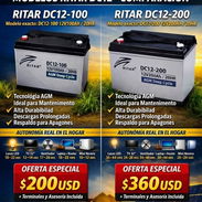 ✅️Bateria Ritar 12V 100AH✅️ precio 200 usd 📍Contamos con servicio de mensajería, factura y garantía📍 - Img 57025335