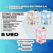 🧺✨ ESTANTE ESQUINERO ORGANIZADOR DE 3 NIVELES – 8 USD ✨🧺 - Img 55986679