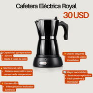 Cafetera eléctrica Royal de 6 tazas - Img 56456145