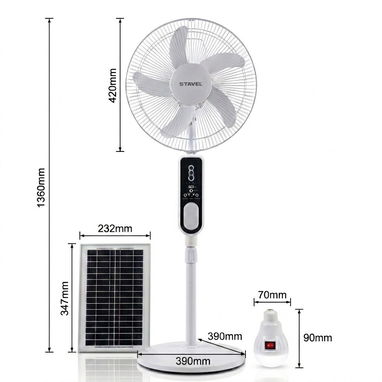 Ventilador Recargable Stavel LD-8016 - Img 121005156
