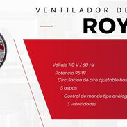 VENTILADOR DE PEDESTAL ROYAL - Img 55209742