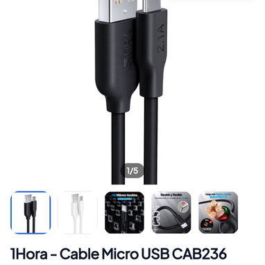 🔌⚡ ¡Cables de Carga V8, tipoC y para IPhone! ⚡📱 🌐 Carga estándar y carga rápida - Img 125941266