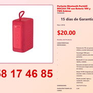 Parlante Bluetooth Portátil BOC244 7W con Batería 10H y TWS Estéreo - Img 54824273