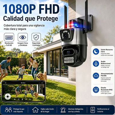 Cámara de seguridad alámbrica/ Alarmas - 5/5