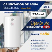Calentador eléctrico de agua.... - Img 55103456