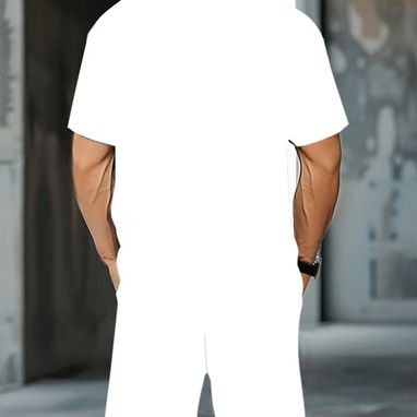 Conjuntos de shorts y pullover blanco de hombre - Img 125463987