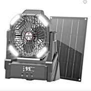 Ventilador portátil Spin-X con luces led + panel solar de 10 W 50 usd - Img 55836218