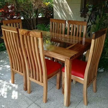 Juegos de comedor de madera y banquetas FlexConfort - 3/10