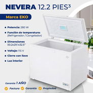 Nevera Horizontal 12.2 pies/355 L Marca EKO - Img 53664153