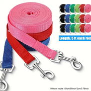 Correa para perros chiquitos y medianos. Ligera, resistente y cómoda para el uso diario. - Img 55892661