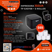 🖨️ TÉRMICA 🖨️ IMPRESORA TÉRMICA IGGUA + 5 ROLLOS. MENSAJERÍA CON FACTURA Y GARANTÍA. # 54833699 - Img 54509662