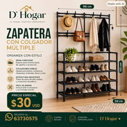 Zapatera con colgador múltiple. Domicilio Incluido - Img 57785528