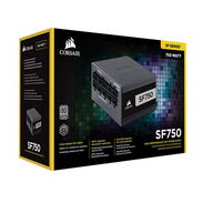 Fuente MINI ITX Corsair SF750 750 W 80+ Platinum Certified Fully Modular SFX Power Supply. Incluye adaptador ATX (Nueva) - Img 45643179