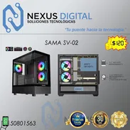 !!💻!! Chasis Gaming SAMA SV-02 + 3 fanes ARGB !!💻!! - Img 51524373