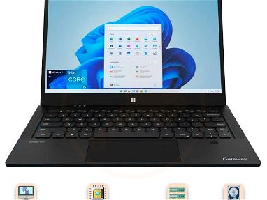 Laptop Gateway GWTC51427-BK 14.1" FHD Tactil / i5-1235U / 8GB RAM / 512GB SSD / Win 11 o 10 / Negro - Img main-image-45768358