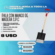 ⛏️ PALA CON MANGO DE MADERA S.P.C 💲 Precio: 8.00 USD - Img 56703003