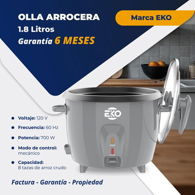 Olla arrocera marca Eko con garantía de 6 meses - Img 121323235