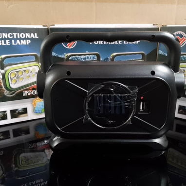 Lámpara Linterna Recargable con panel solar 🔥 Color 💚 16 USD - Img 125051927