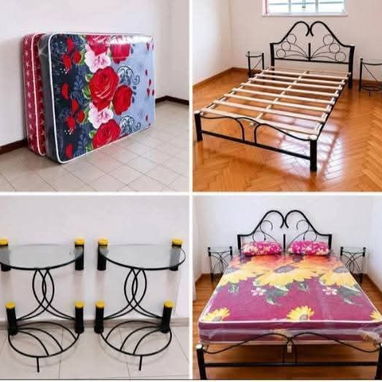 💯🛒💥VENTA de Camas de tubo,,Literas Mesitas de noche y Colchones de espuma completo de alta densidad de 8 y más pulgad - 4/10