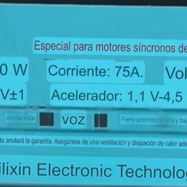 Caja reguladora. NUEVA. 60-72V- 75A - 3/3