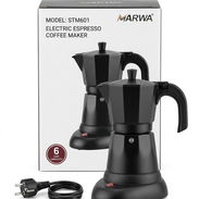 Cafetera Expreso Eléctrica Tipo Italiana MARWA® (Modelo STM601) ☕🖤 - Img 57599848