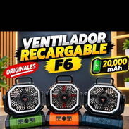 ¡Ventilador Recargable F6 20,000 mAh Original! - Img 57992875