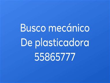 Busco mecánico de plasticadora - Img main-image