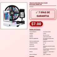 TIRA DE LUCES RGB (SOLO COLOR ROJO,AZUL,VERDE) 5M . - Img 57882454