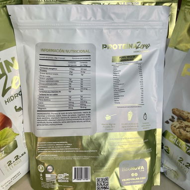 Proteina 100%  WHEY Protein ZERO Hidrolizada 1kg 33 servicios - Img 40242126