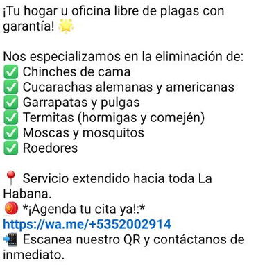 Fumigación Y Control De Plagas - Img 113507801