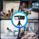 Proyector para exteriores, mini proyector para cine en casa, compatible con 1080P - 2/2