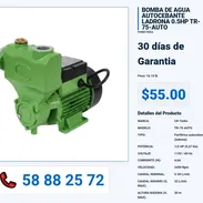 BOMBA DE AGUA AUTOCEBANTE LADRONA 0.5HP TR-75-AUTO VPT-0052 - Img 55991621