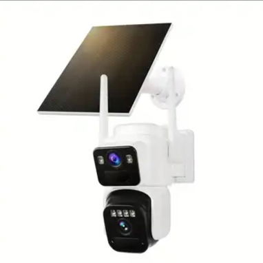 Cámara de Seguridad Solar 4MP para Exteriores con Doble Lente, Visión 360°, Visión Nocturna a Color, Sensor PIR - Img 127292300