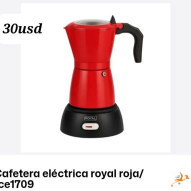 Cafetera Eléctrica 6 Tazas (Marca Royal) - 2/2