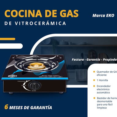 🚧 COCINA DE GAS DE 1 y 3 HORNILLAS VITROCERÁMICA MARCA DESMATT CON MAGNETO 6 MESES DE GARANTÍA 🚧 - Img 101965007