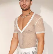 Camisa de malla para la playa de hombre - Img 50212429