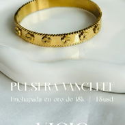 💫Pulsera estilo Van Cleef bañada en oro de 18k💫 - Img 55612866