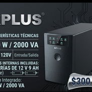 LLAMA AHORA Y COMPRA EL TUYO BACKUP UPS 110V 2000 VA 1200 W CON 2 BATERÍAS INCLUIDAS DE 12V 9AH NUEVO EN SU CAJA - Img 56929605