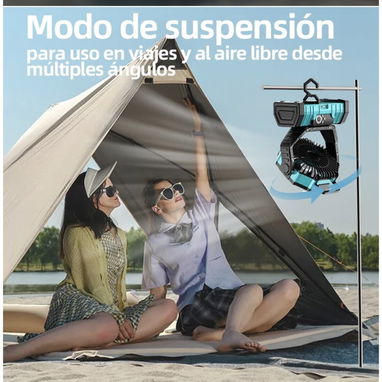『En mano』Ventilador Portátil Recargable Multifunción - 7/10