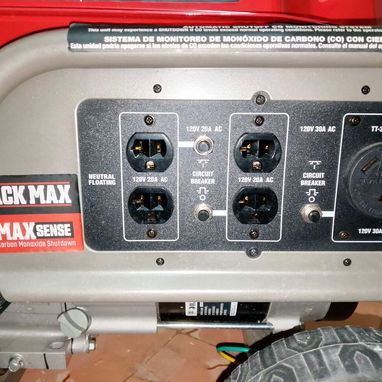 Planta Eléctrica de gasolina 3600W (pico 4500W) Black Max MAX Sense - Img 124915850