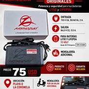 Cargadores Mishosuki Para Motos Eléctricas 72 Volt x 5.5 Amperes  Nuevos Playa Cubanacán o La Lisa La Coronela - Img 55425428