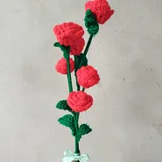 Ramos de flores artificiales tejidas a crochet - Img 55136938
