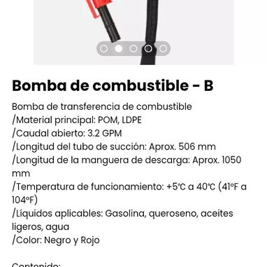 Bomba de combustible - B. Bomba de transferencia de combustible. Nueva - Img 106512287