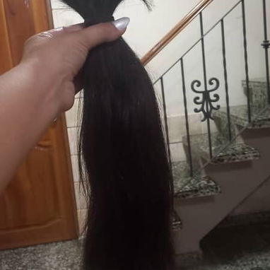 Moño de cabello virgen y natural - 2/2