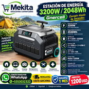 🔥 *OFERTA DISPONIBLE* 📦 *Estación de energía 3200W/2048Wh Gnercell* 💰 *Precio:* $1200 USD 🛡️ *Garantía:* 1 mes - Img 58310307