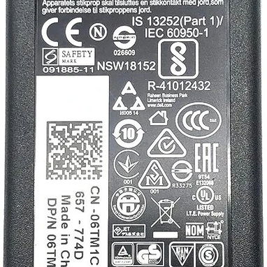 New!!! Vendo Cargador PA-21 Adaptador de CA 19.5V 3.34A para DELL Inspiron 1318 1545 1546 1551 1557 1750  53274327 - 3/9