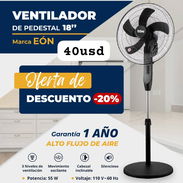 Ventilador de pedestal 18 pulgadas.... - Img 55068662