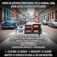 Baterías nuevas para carros con un mes de garantía, Habana 📲53492054 - Img 52002651