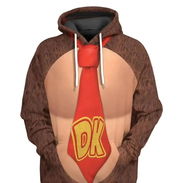 Sudadera con capucha para videojuegos de Donkey Kong, sudadera con capucha de manga larga de dibujos animados, sudadera - Img 50957549