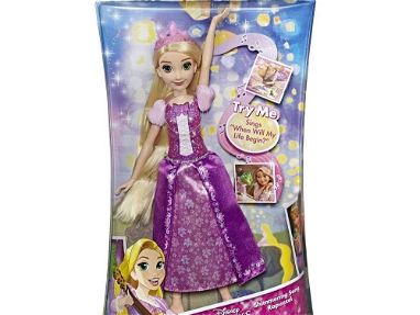 Linda Disney Princesa Rapunzel Canción brillante, Muñeca Rapunzel canta “Cuando empezare a vivir“, Sellada en caja - Img 34717997